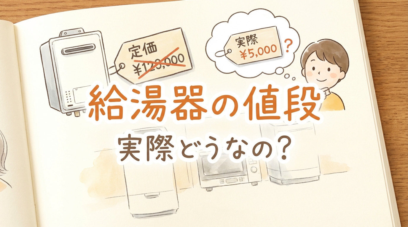 給湯器の値段って実際どうなの?