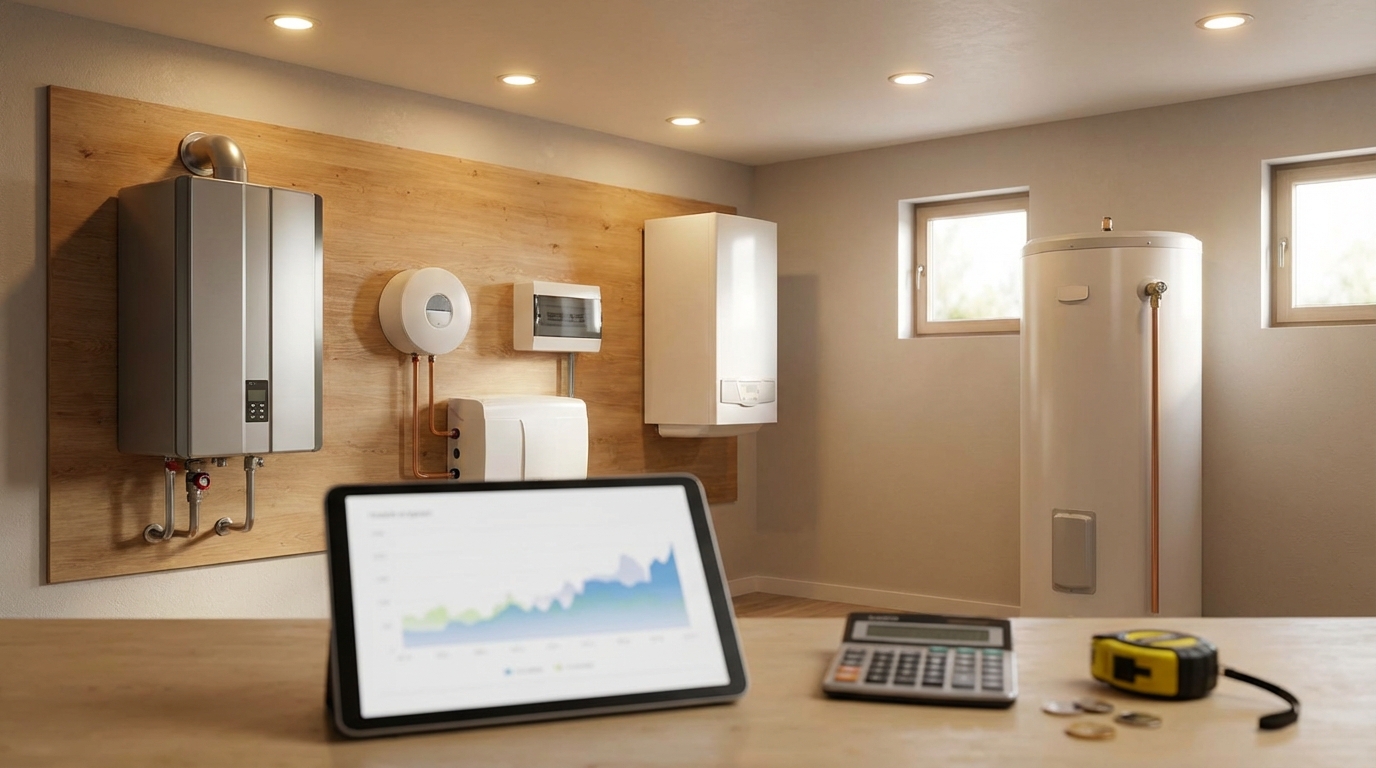 給湯器の値段は種類と機能で大きく変わります