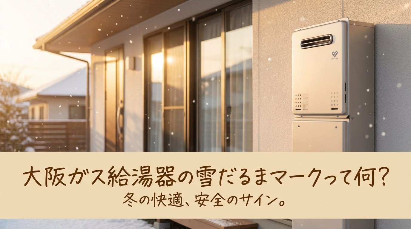 大阪ガス給湯器の雪だるまマークって何？