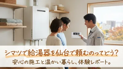 シマツで給湯器を仙台で頼むのってどう？