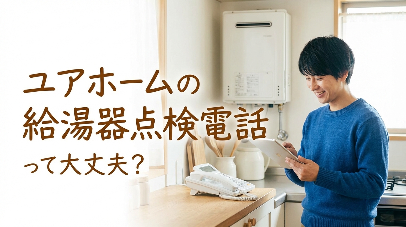 ユアホームの給湯器点検電話って大丈夫?