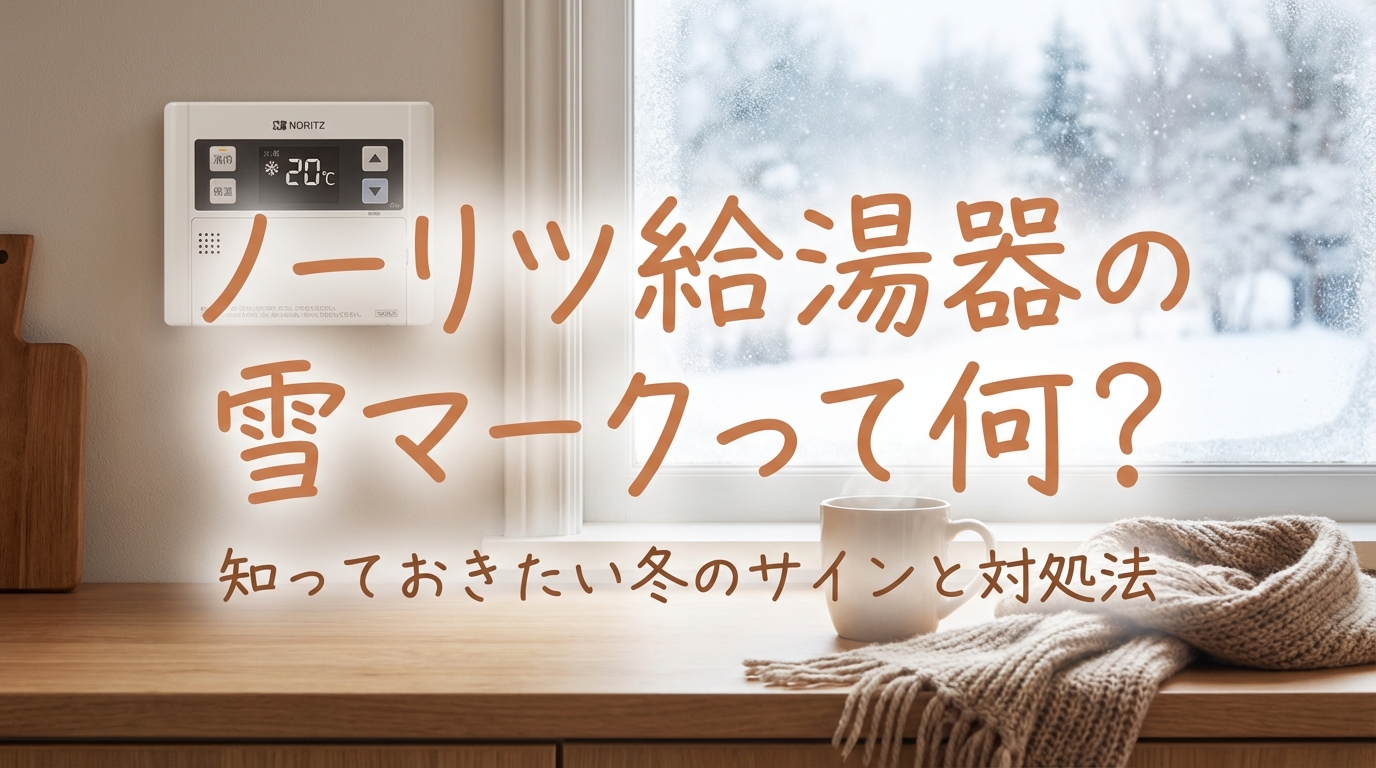 ノーリツ給湯器の雪マークって何？