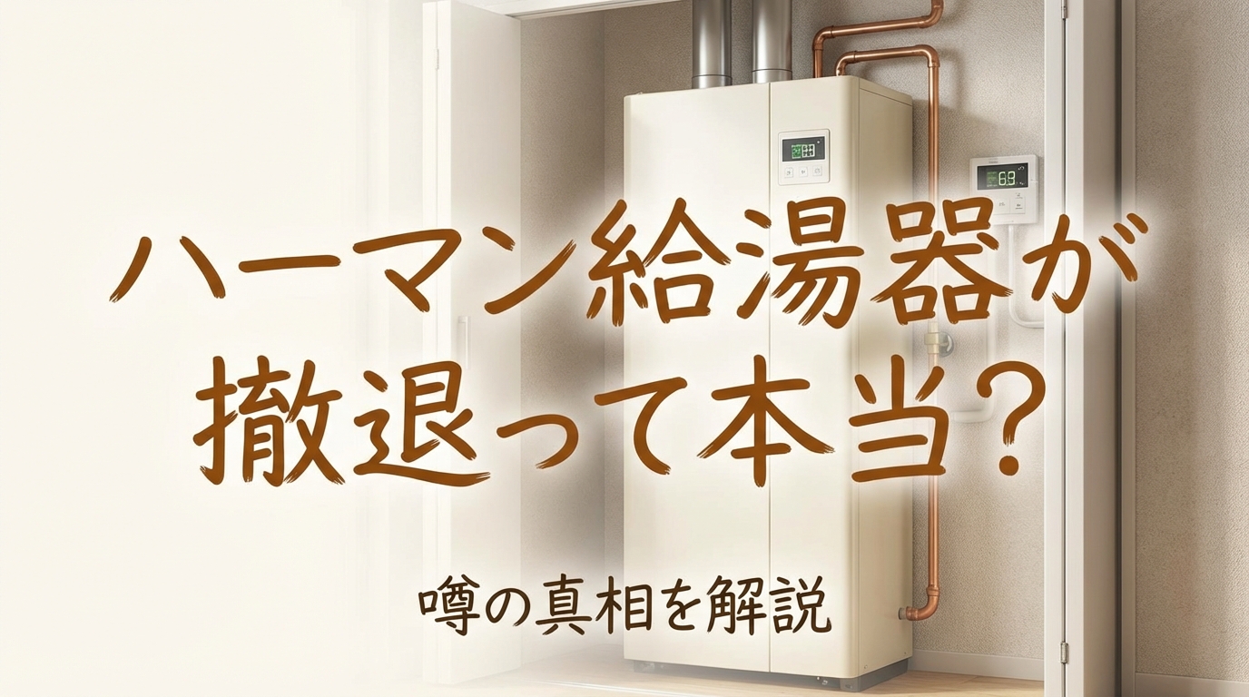 ハーマン給湯器が撤退って本当？