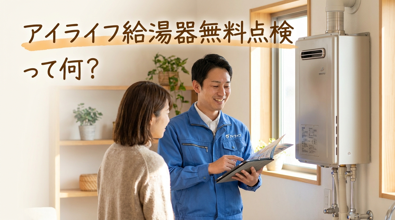 アイライフ給湯器無料点検って何？