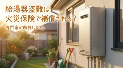給湯器盗難は火災保険で補償される？