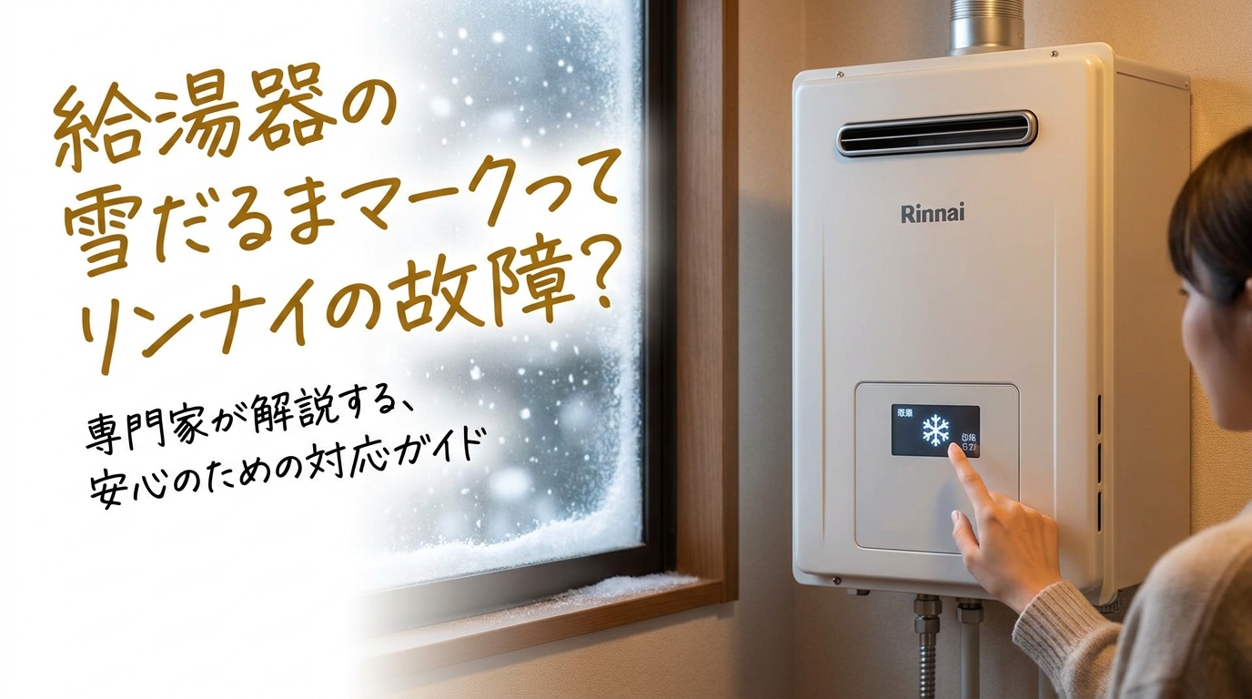 給湯器の雪だるまマークってリンナイの故障？