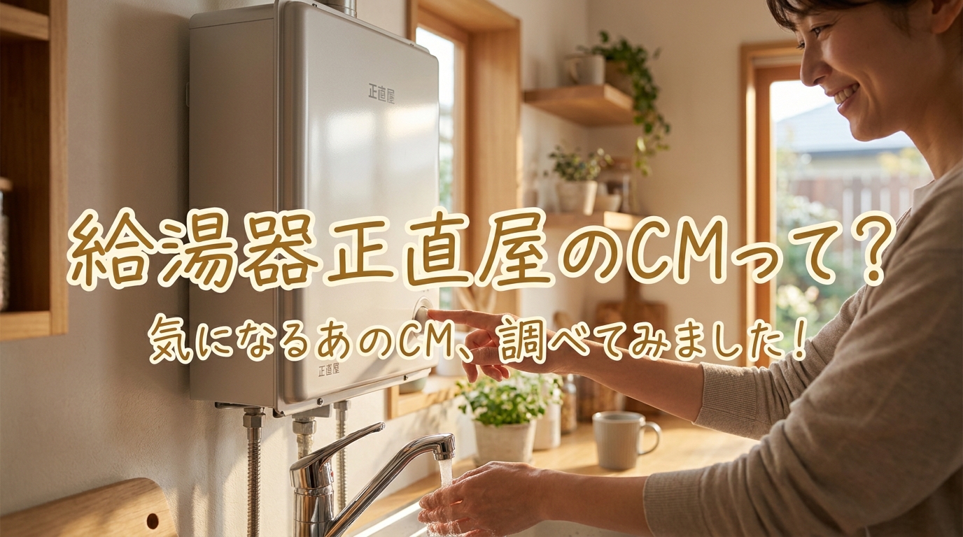 給湯器正直屋のCMって？
