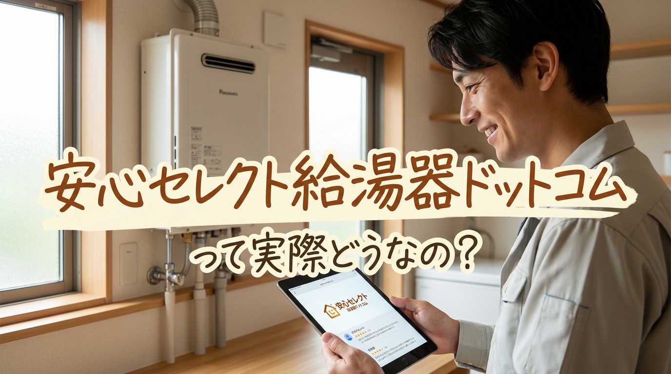 安心セレクト給湯器ドットコムって実際どうなの？