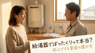 給湯器でぼったくりって本当？