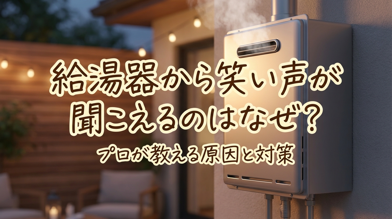 給湯器から笑い声が聞こえるのはなぜ？