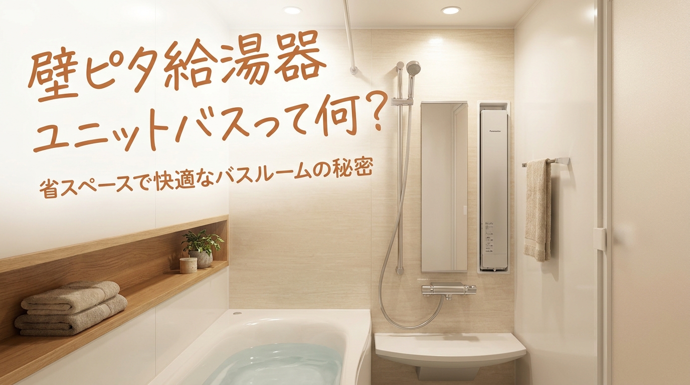 壁ピタ給湯器ユニットバスって何?