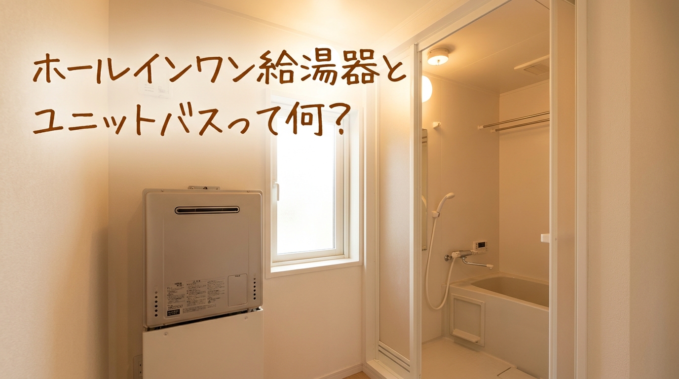 ホールインワン給湯器とユニットバスって何？