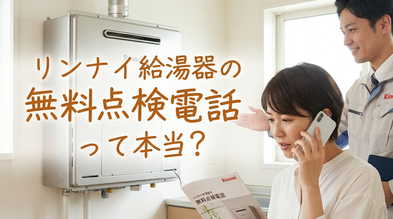 リンナイ給湯器の無料点検電話って本当？