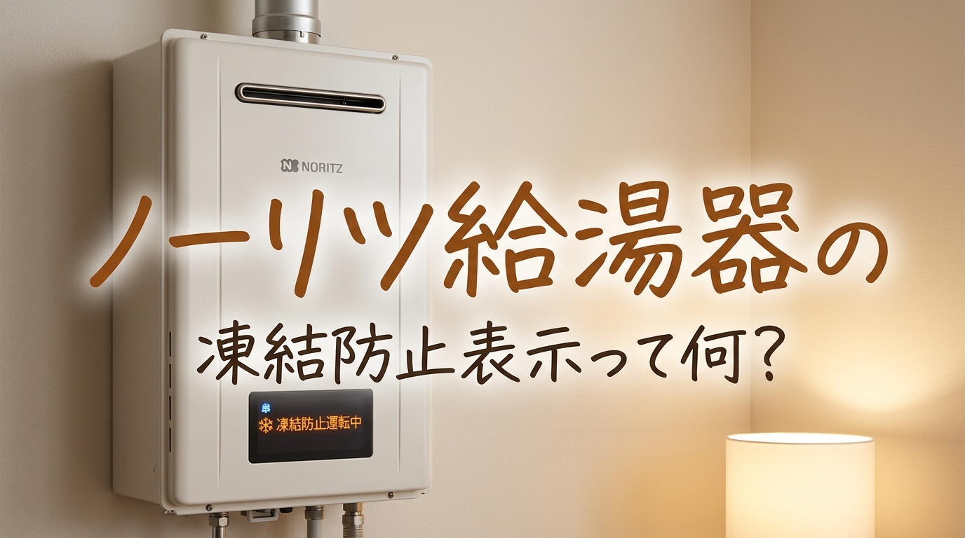 ノーリツ給湯器の凍結防止表示って何？