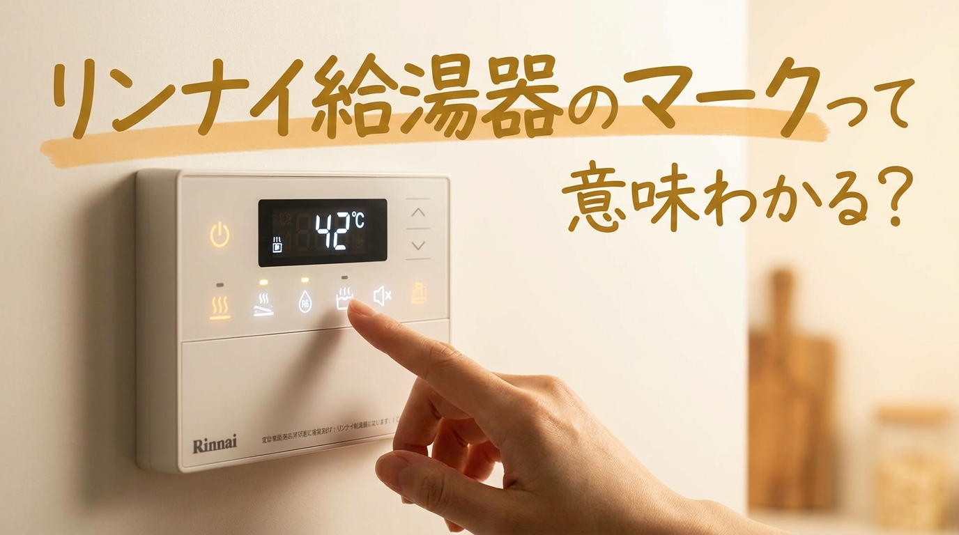 リンナイ給湯器のマークって意味わかる?
