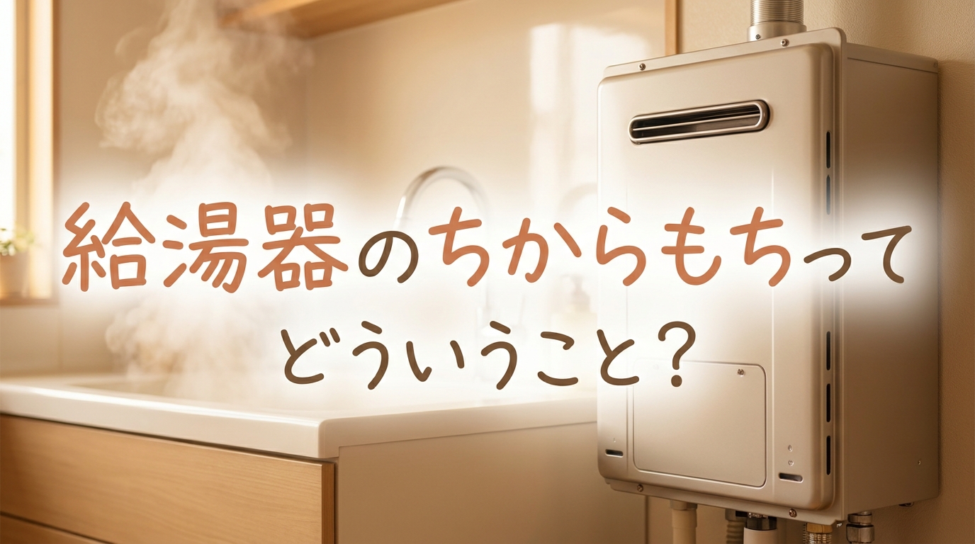 給湯器のちからもちってどういうこと？