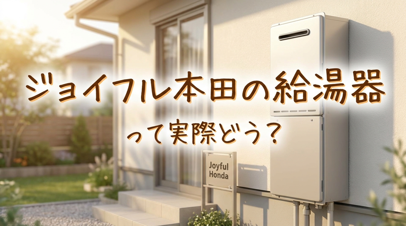 ジョイフル本田の給湯器って実際どう？