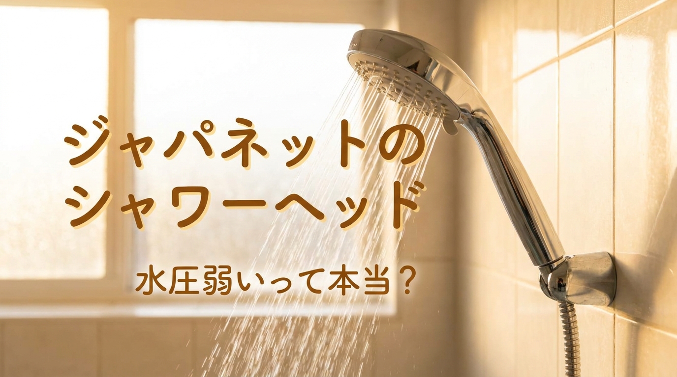ジャパネットのシャワーヘッド水圧弱いって本当？