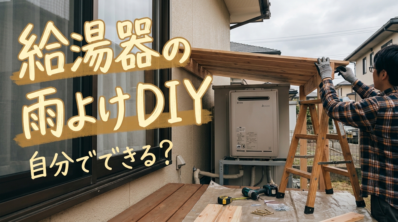 給湯器の雨よけDIYって自分でできる？