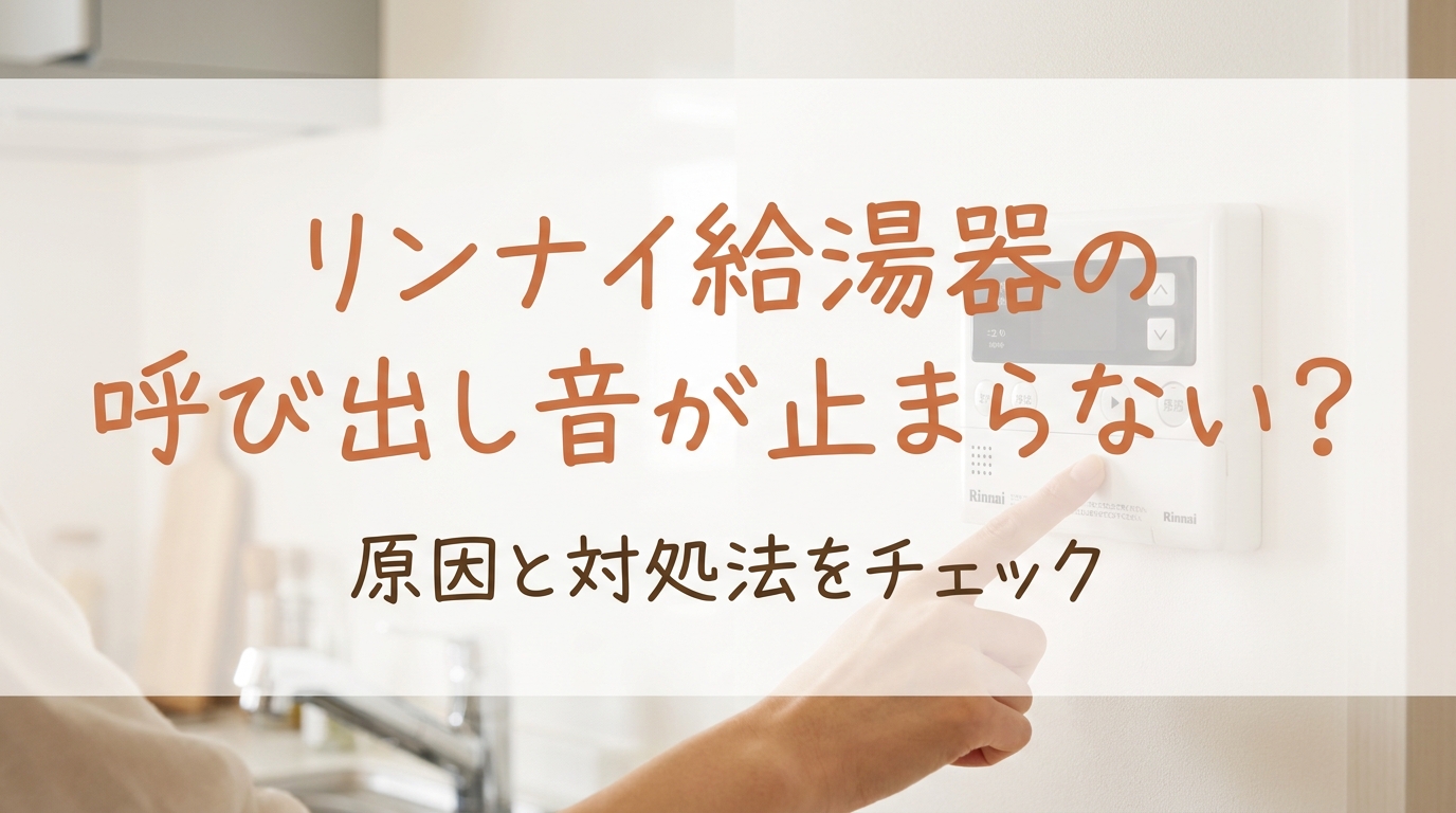 リンナイ給湯器の呼び出し音が止まらない？