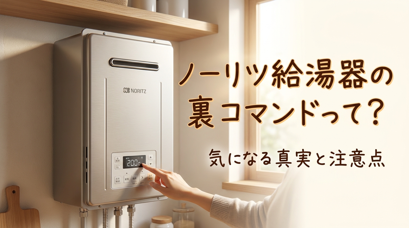 ノーリツ給湯器の裏コマンドって？