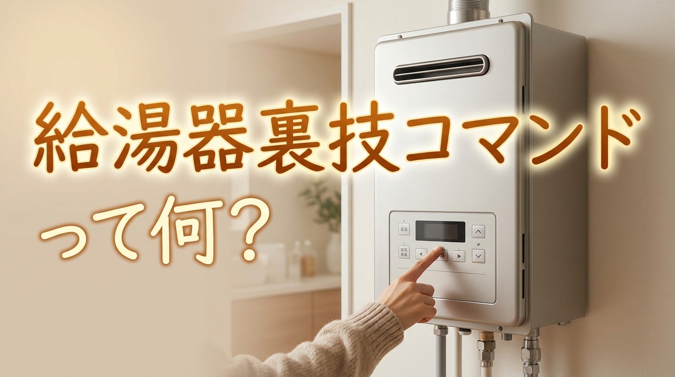 給湯器裏技コマンドって何？
