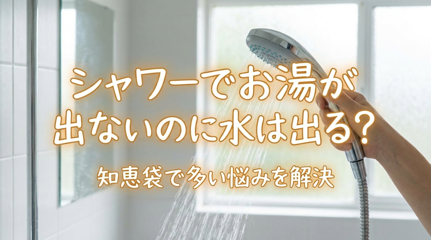 シャワーでお湯が出ないのに水は出る?知恵袋で多い悩みを解決