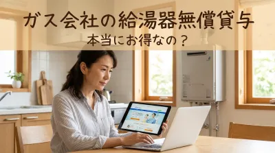 ガス会社の給湯器無償貸与って本当にお得なの？