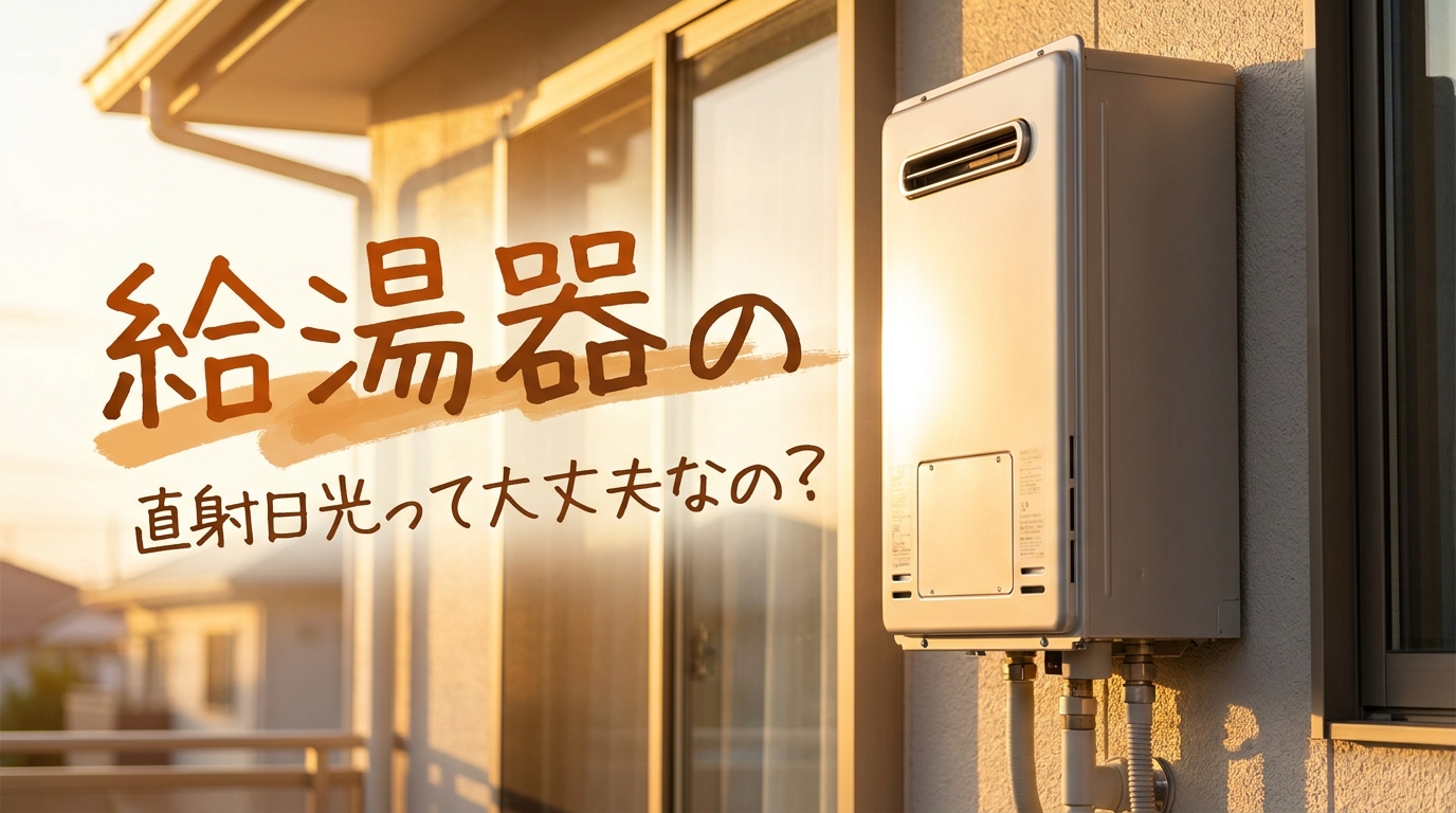 給湯器の直射日光って大丈夫なの?