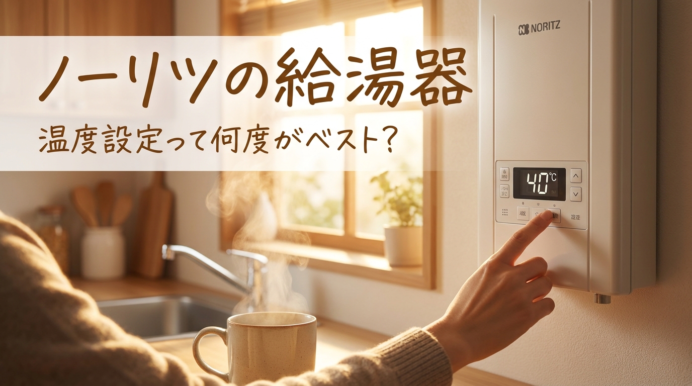 ノーリツの給湯器の温度設定って何度がベスト?