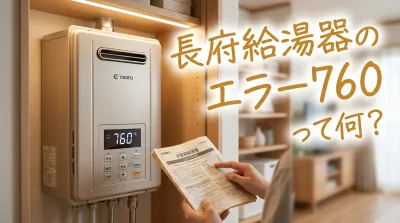 長府給湯器のエラー760って何？