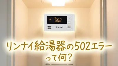 リンナイ給湯器の502エラーって何？