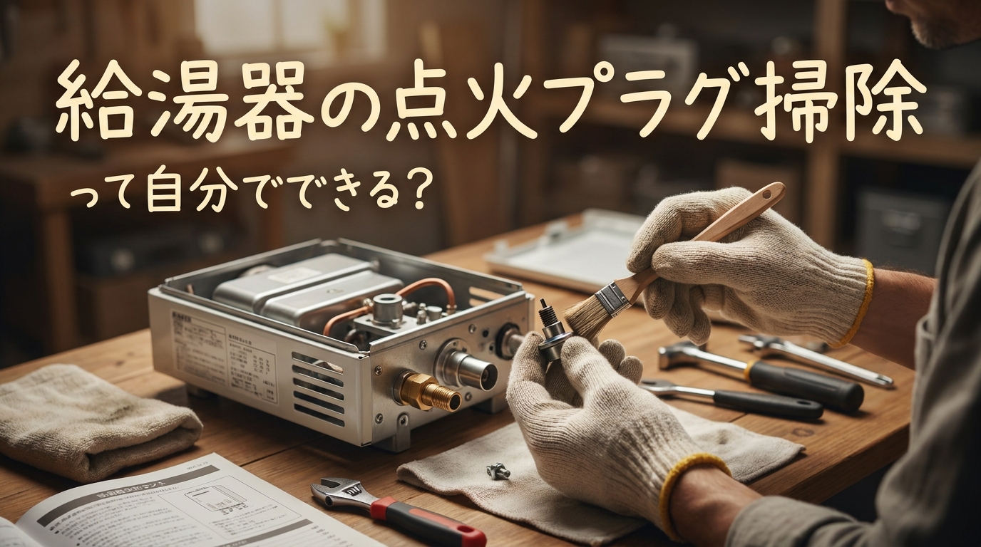 給湯器の点火プラグ掃除って自分でできる？