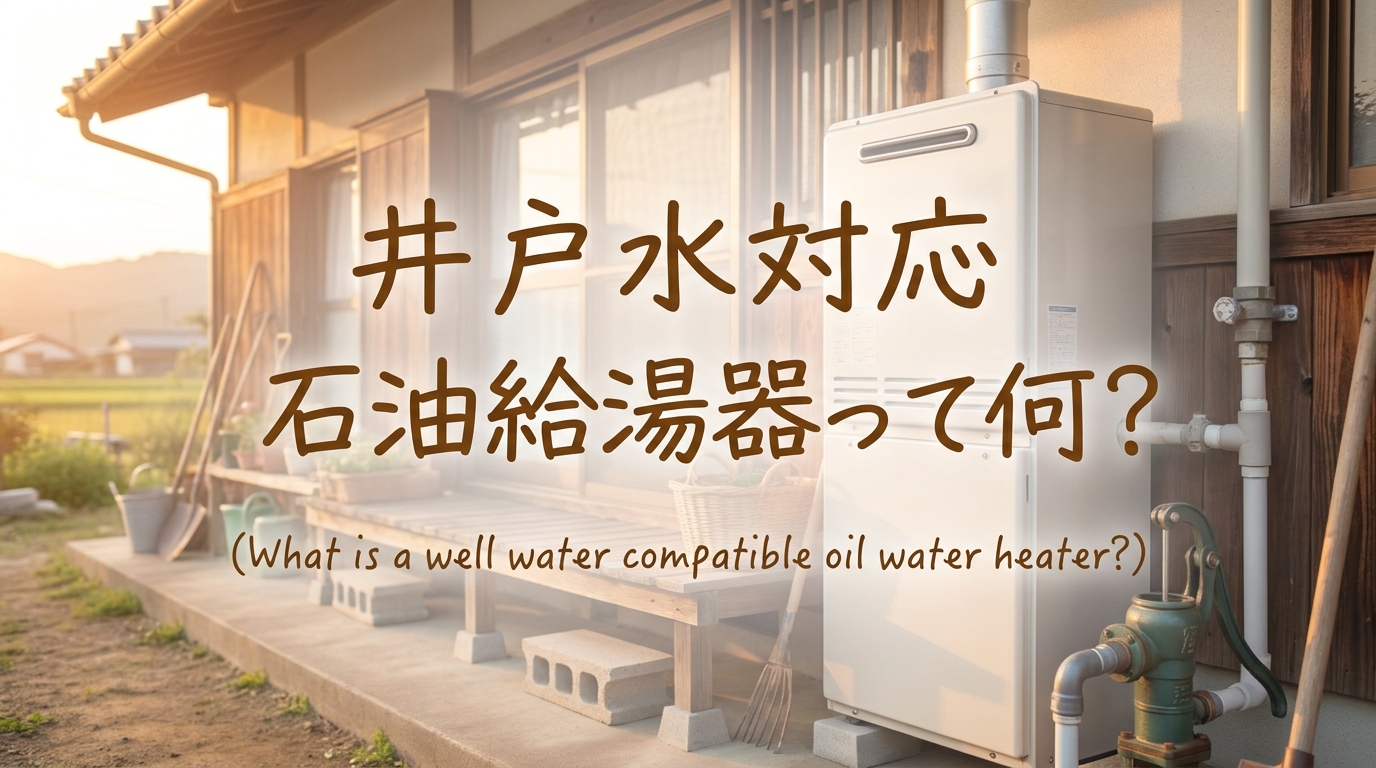井戸水対応石油給湯器って何？