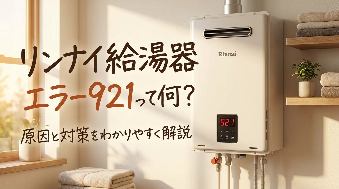 リンナイ給湯器エラー921って何?