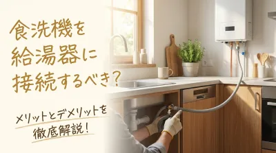 食洗機を給湯器に接続するべき？