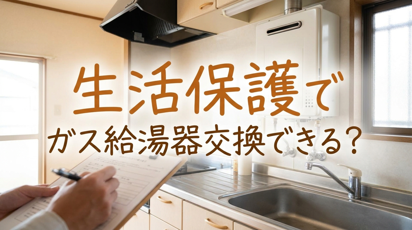 生活保護でガス給湯器交換できる?