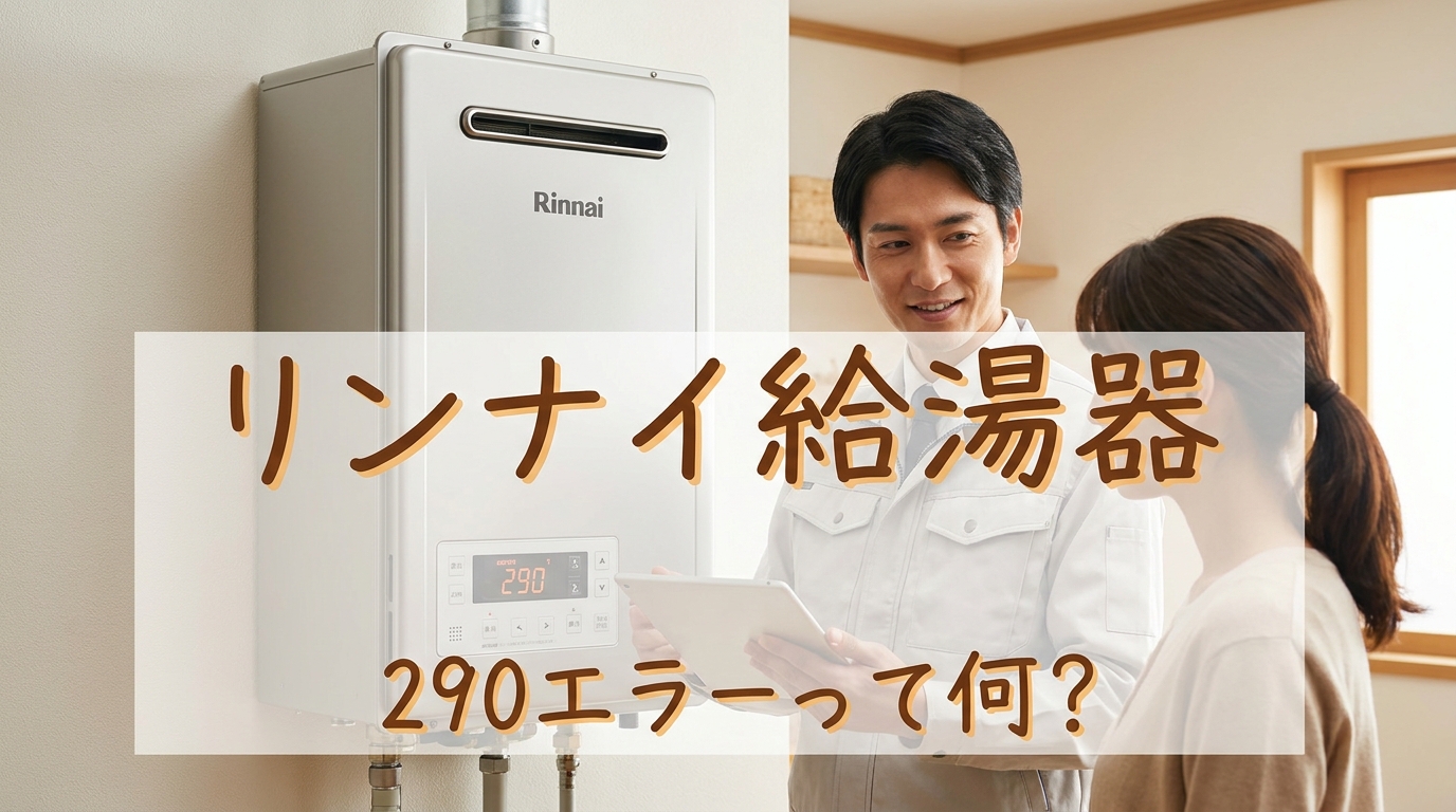 リンナイ給湯器290エラーって何？