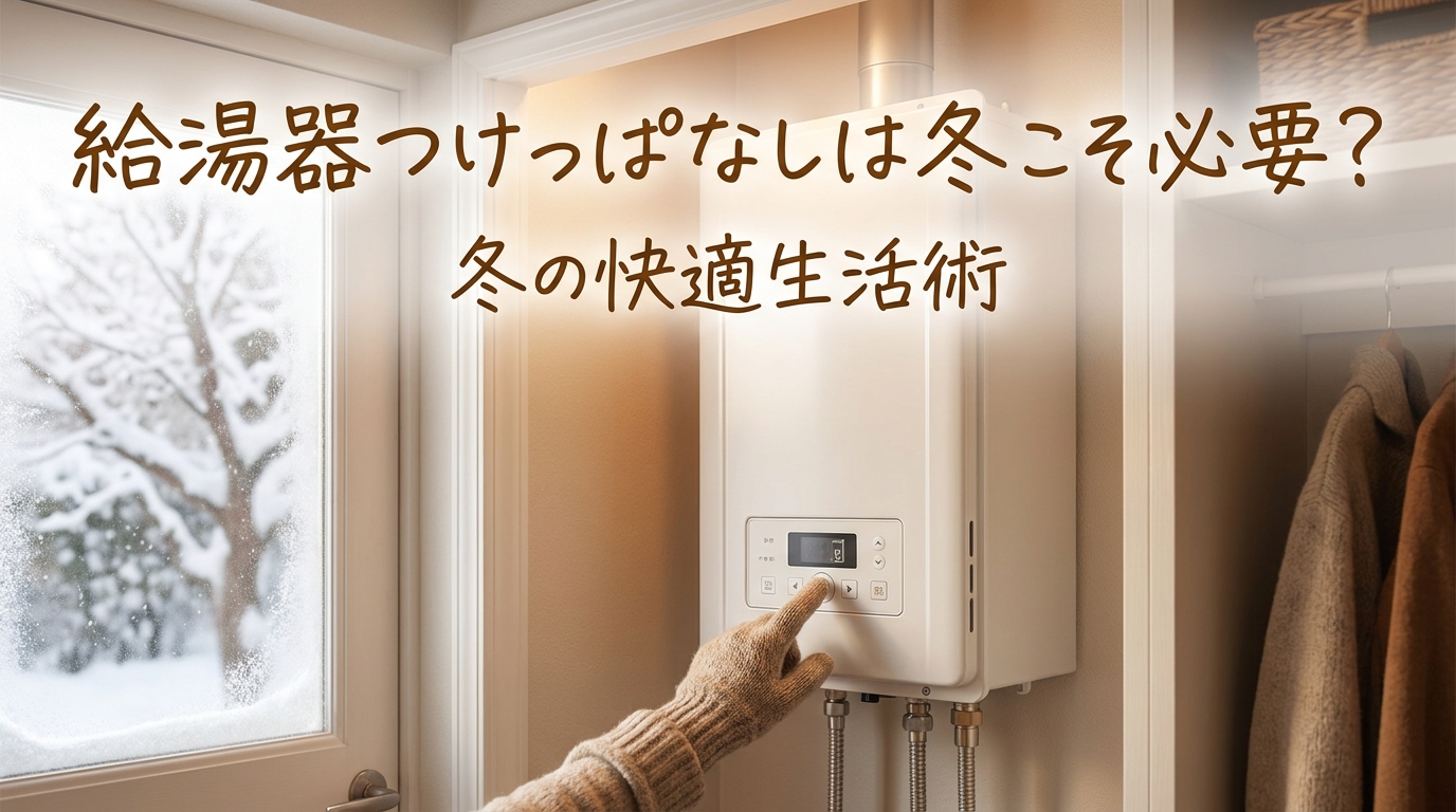 給湯器つけっぱなしは冬こそ必要?