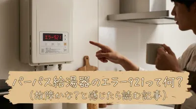 パーパス給湯器のエラー921って何？