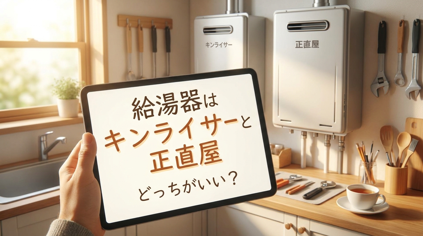 給湯器はキンライサーと正直屋どっちがいい?