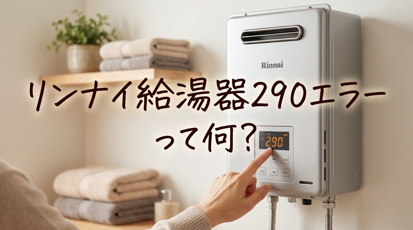リンナイ給湯器290エラーって何?
