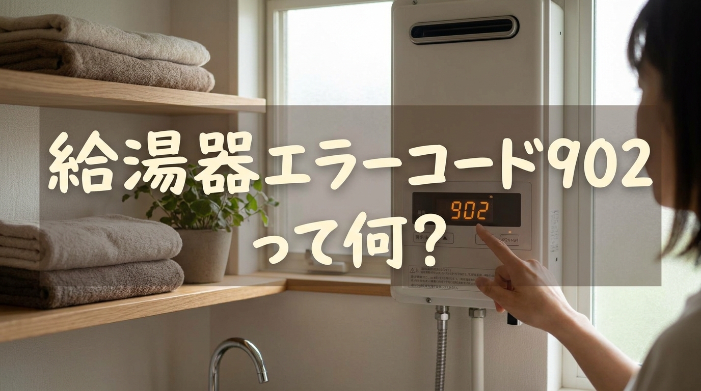 給湯器エラーコード902って何？