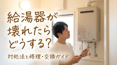 給湯器が壊れたらどうする？