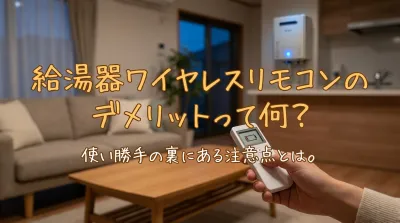 給湯器ワイヤレスリモコンのデメリットって何？