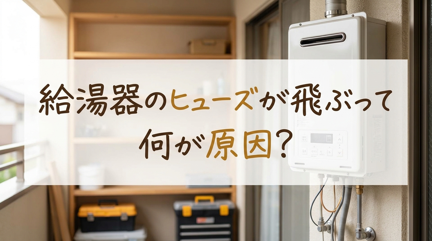 給湯器のヒューズが飛ぶって何が原因？