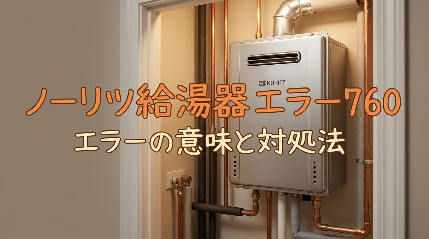 ノーリツ給湯器エラー760の意味と対処法は？