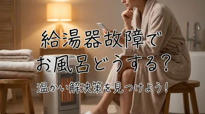 給湯器故障でお風呂どうする？