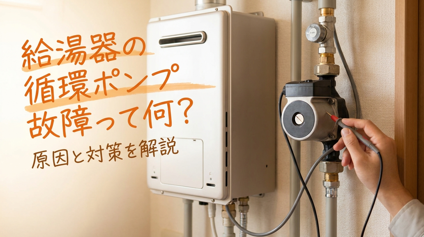 給湯器の循環ポンプ故障って何？