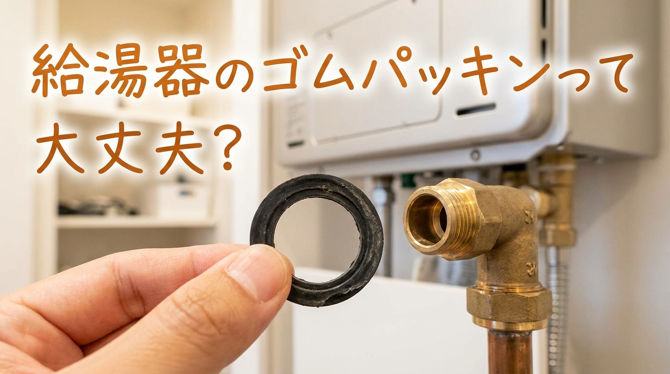 給湯器のゴムパッキンって大丈夫?